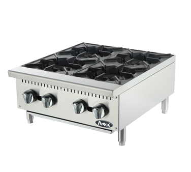 Atosa ACHP-4 24-Inch 4-Burner Countertop Gas Hot Plate