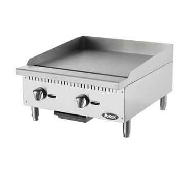 Atosa ATMG-24 24in Gas Countertop Griddle, 60,000 BTU