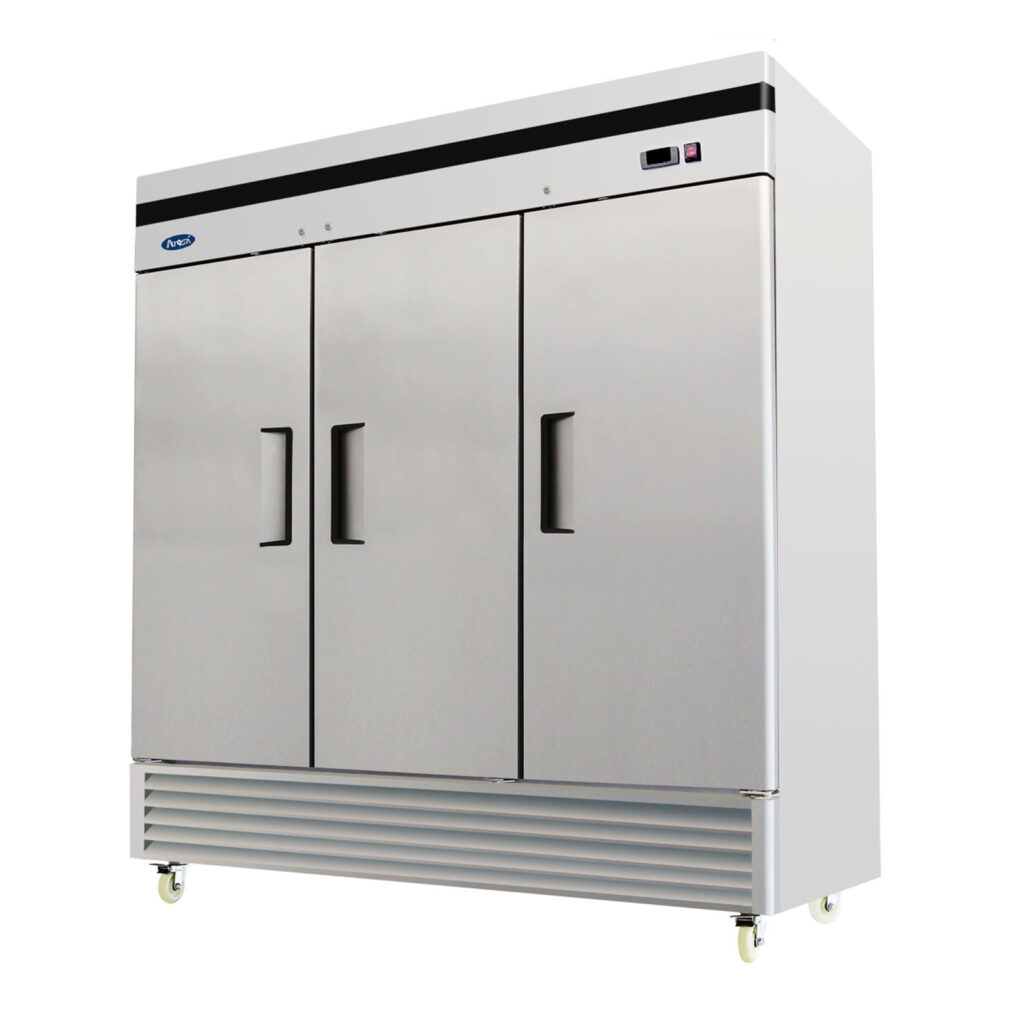 Atosa MBF8504GR 3-Door Reach-In Freezer