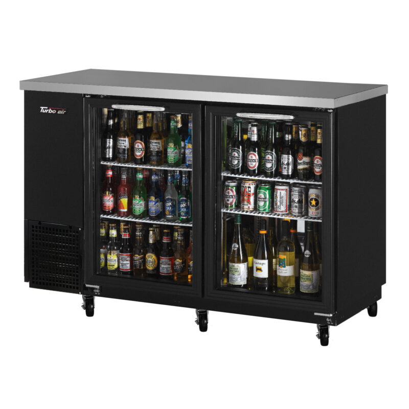 Turbo Air TBB-24-48SGD-N 2-Glass-Door Back Bar Cooler