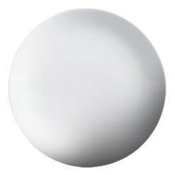 Cameo China 210-121N 12-inch coupe plate in Imperial White, top view