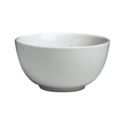 Cameo China 210-64 Imperial White 27 oz soup bowl in white, round profile front view