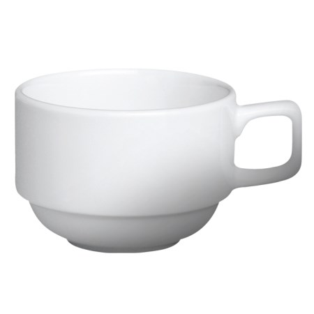 Cameo China 210-80C Imperial 8 oz Stackable Coffee Cup (Case of 36)