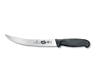 Victorinox 5.7203.20 8-Inch Curved Breaking Knife, Black Fibrox