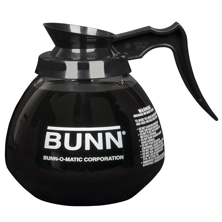 BUNN 42400.0024 64 oz. Glass Coffee Decanter with Black Handle