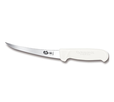 Victorinox 5.6607.15 6" Curved Semi-Stiff Boning Knife, White Fibrox