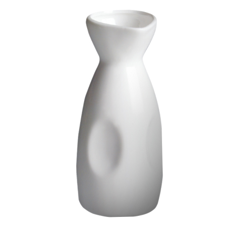 Cameo China 710-36 4 oz Fusion Sake Bottle, White (Case of 48)