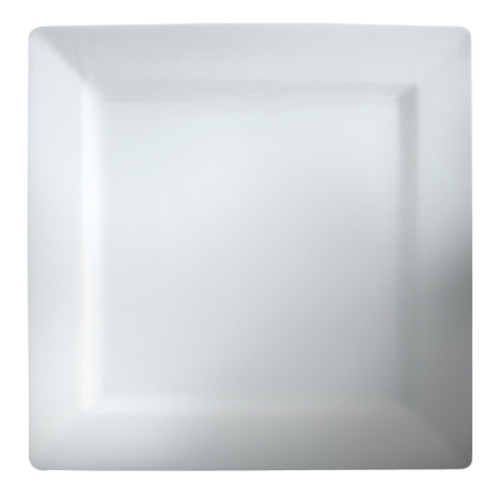 Cameo China 710-91 Square Rim Plate, 9-1/4" White (Case of 24)