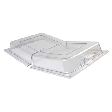 Winco C-DPFH Full-Size Hinged Polycarbonate Dome Display Cover