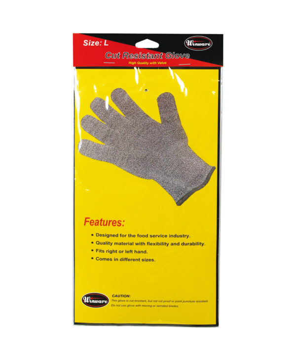 Winco GCR-L Cut-Resistant Glove, Large (ANSI A5)