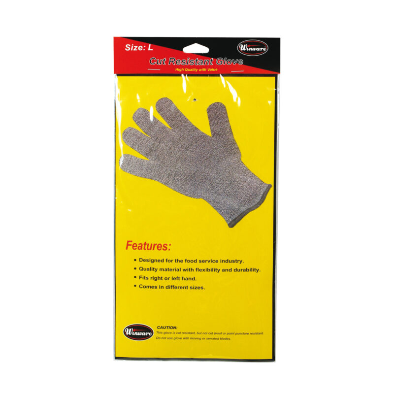 Winco GCR-L Cut-Resistant Glove, Large (ANSI A5)