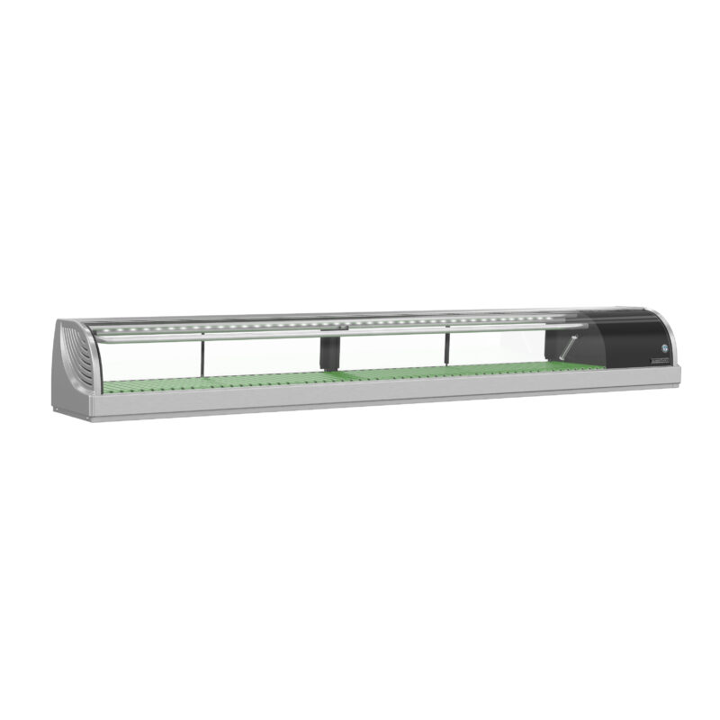Hoshizaki HNC-210BA-R-SLH Curved Glass Refrigerated Sushi Display Case