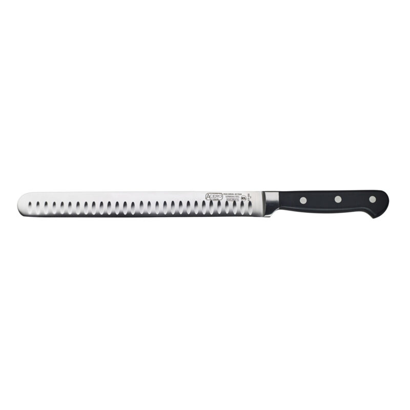 Winco KFP-102 Acero 10" Granton Edge Fish/Roast Slicer