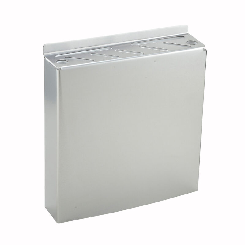 Winco KR-9 7-Slot Stainless Steel Wall-Mount Knife Rack