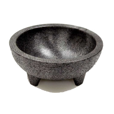 Winco PMSB-4 4 oz Molcajete Salsa Bowls (4-Pack)