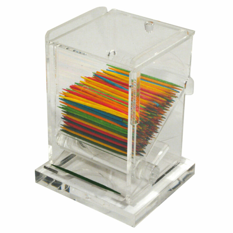 Winco ACTD-3 Acrylic Toothpick Dispenser