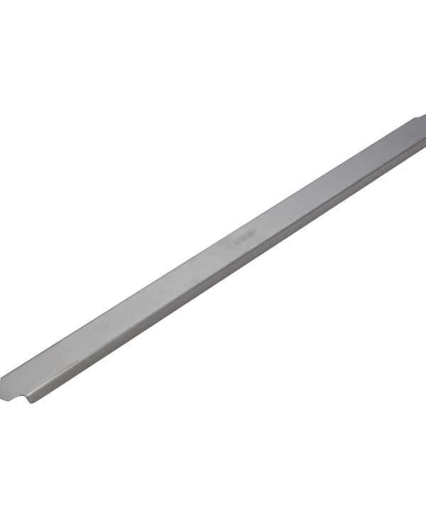Winco ADB-20 steam table adapter bar in stainless steel, full-length view