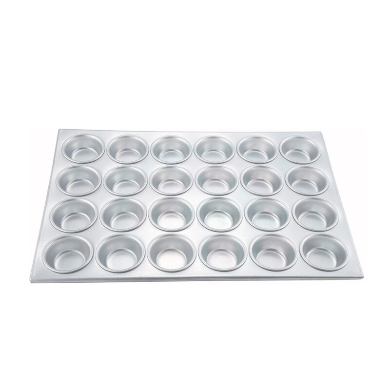 Winco AMF-24 24-Cup Aluminum Muffin Pan