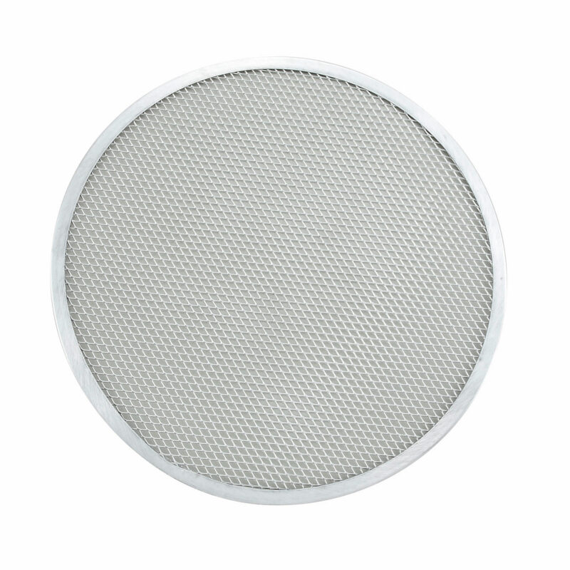 Winco APZS-18 Round Aluminum Pizza Screen - (18" dia.)