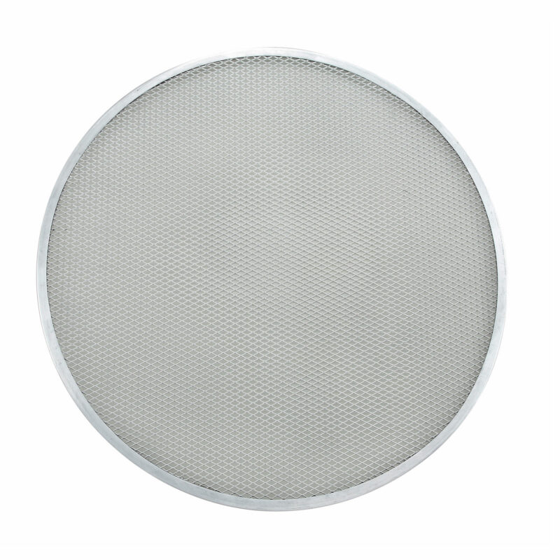 Winco APZS-20 Round Aluminum Pizza Screen - (20" dia.)