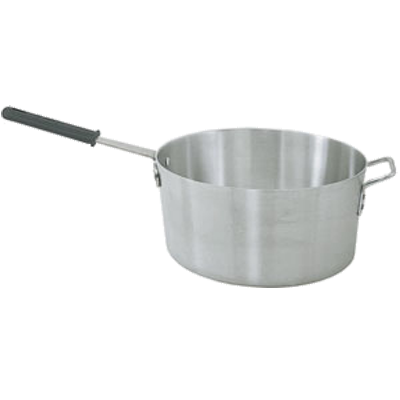 Winco ASP-7 7 Qt. Tapered Aluminum Sauce Pan