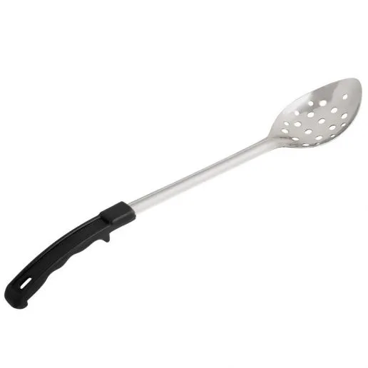 Winco BHPP-11 Stainless Steel Perforated Basting Spoon w/ Stop Hook Handle ( 11" )