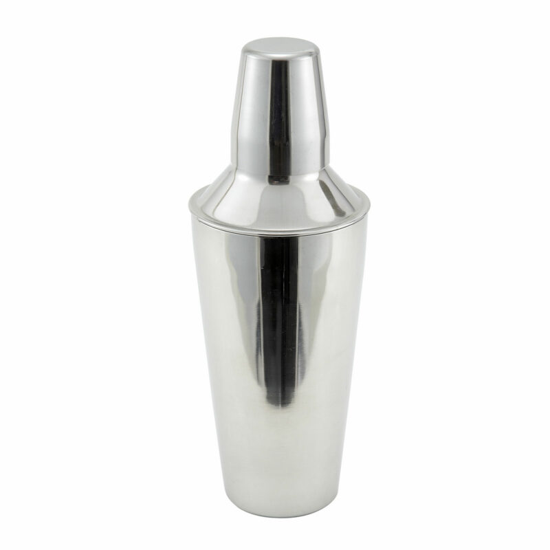 Winco BS-3P 28 oz 3-Piece Cocktail Shaker Set