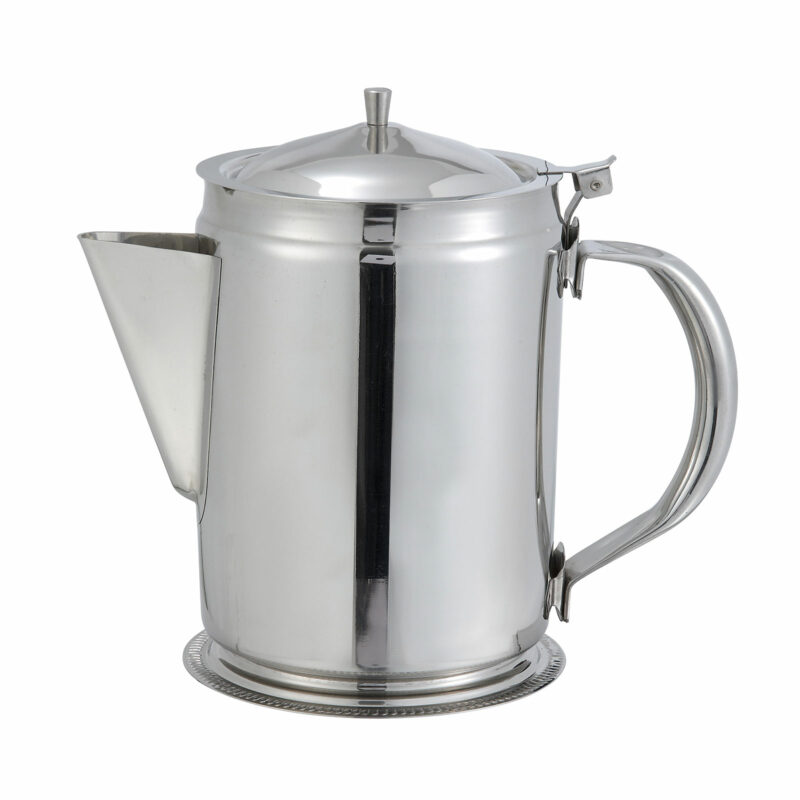 Winco BS-64 64 oz. Stainless Steel Beverage Server