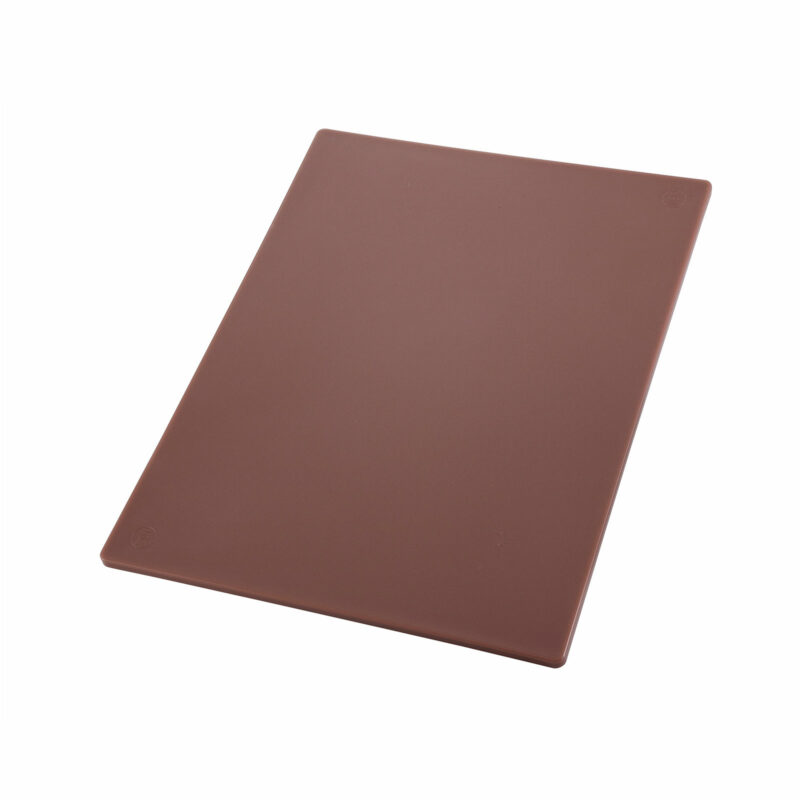 Winco CBBN-1520 Brown Polyethylene Plastic Cutting Board ( 15" x 20" x 1/2" )
