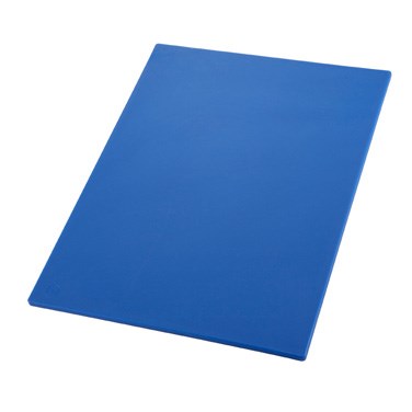 Winco CBBU-1218 Blue Polyethylene Plastic Cutting Board ( 12" x 18" x 1/2" )