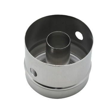 Winco CC-2 Stainless Steel Round Doughnut Cutter - (3" dia. x 2-1/2" high)
