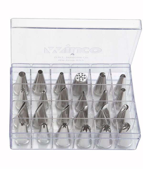 Cake Decorating Tip Set | Winco CDT-24 | RHQ Supplies