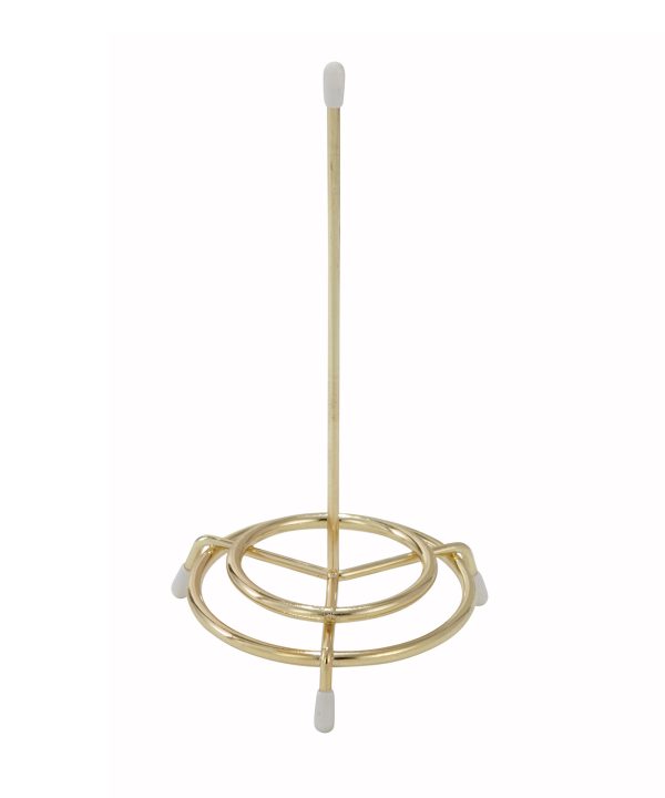 Winco CS-1 check spindle in gold steel wire, 6 inch front view