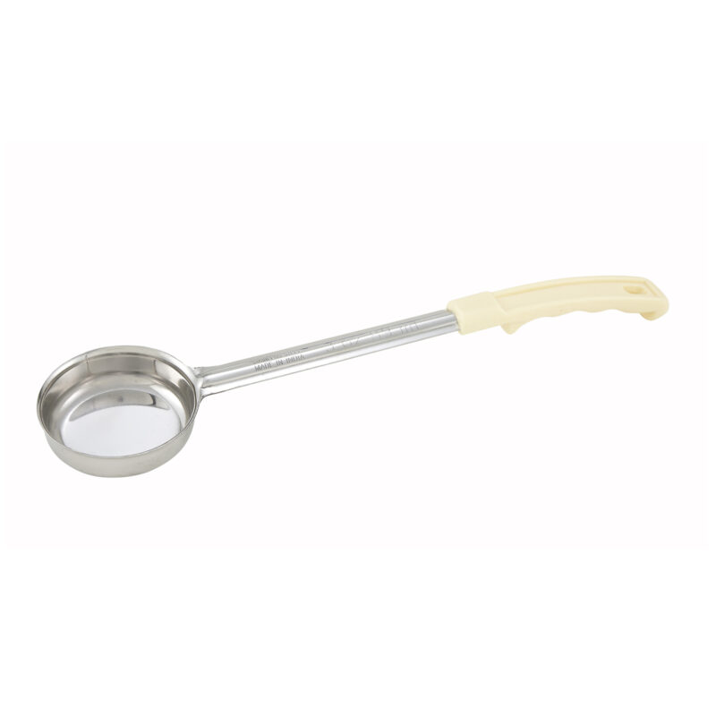 Winco FPS-3 One-Piece Solid Food Portioner w/ Ivory Polypropylene Handle ( 3 oz. )