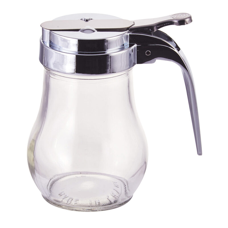 Winco G-115 Glass Syrup Dispenser, 6 oz.