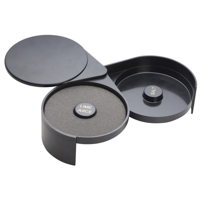 Winco GR-2 2-Tier Glass Rimmer with Sponge