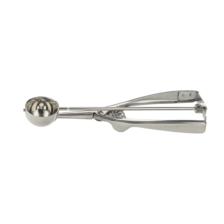 Winco ISS-70 Dual Grip Squeeze Handle Portion Scooper ( 0.5 oz. )