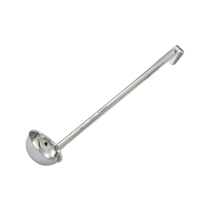Winco LDI-4 One-Piece LDI Series Serving Ladle w/ 12-1/4" Handle ( 4 oz. )