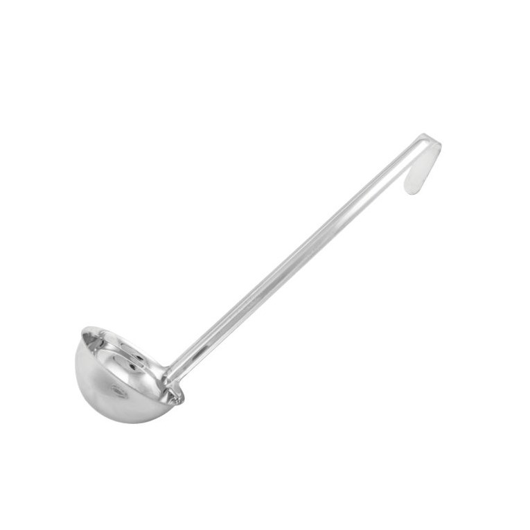 Winco LDI-6 One-Piece LDI Series Serving Ladle w/ 12-1/2" Handle ( 6 oz. )