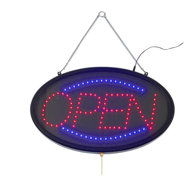 Winco LED-10 Oval LED Open Sign