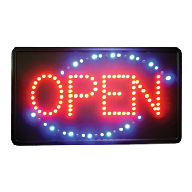Winco LED-6 LED "OPEN" Sign (22 x 13 in.)