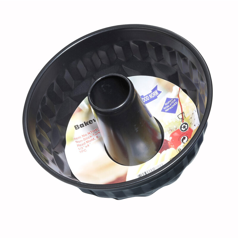 Winco NTHM-8 Turk Head Mold, 8-1/2 in. Non-Stick Carbon Steel