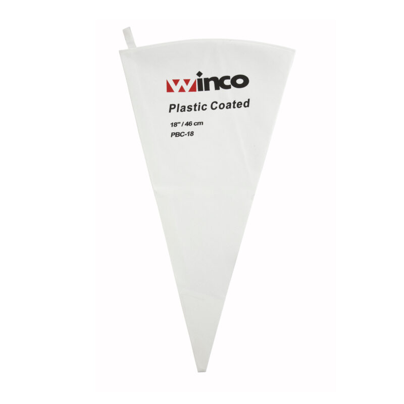 Winco PBC-18 Cotton Canvas Pastry Bag - (18")