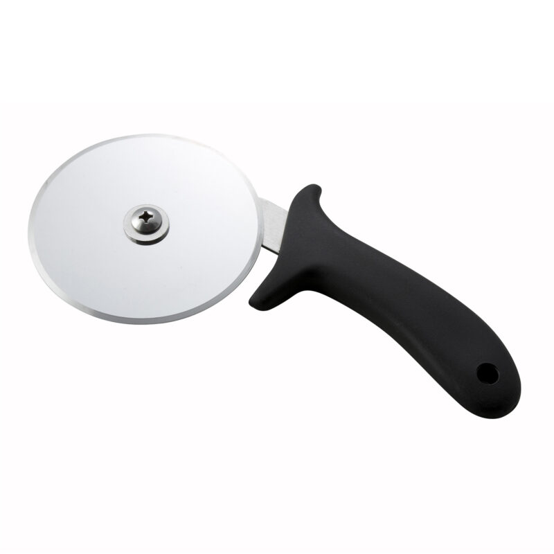 Winco PPC-4 4-Inch Pizza Cutter, Black Polypropylene Handle