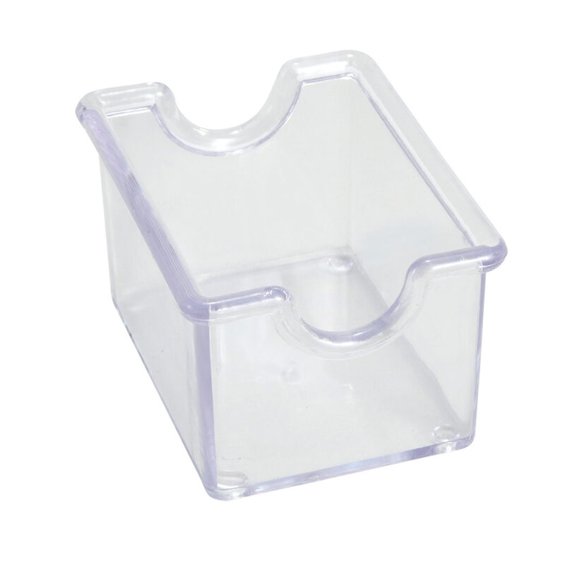 Winco PPH-1C Clear Plastic Sugar Packet Holder, 12-Pack