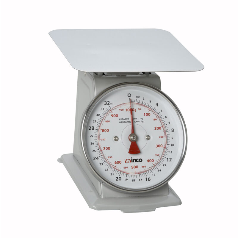 Winco SCAL-62 Portion Scale w/ 6-1/2" Dial - (2 lb. Capacity)