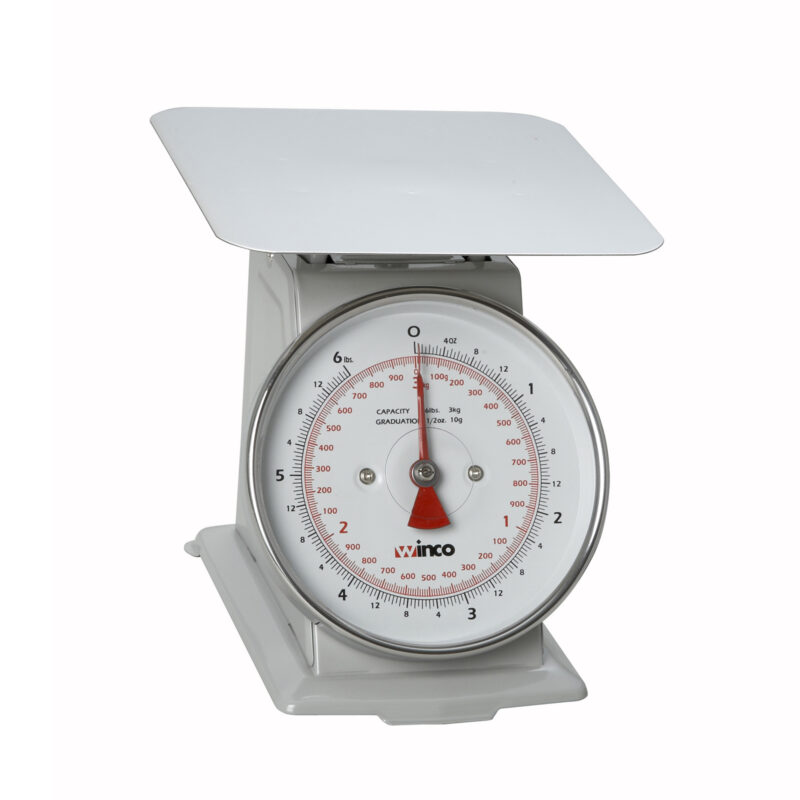 Winco SCAL-66 Portion Scale w/ 6-1/2" Dial - (6 lb. Capacity)