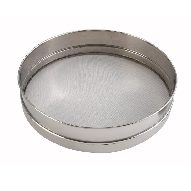 Winco SIV-12 Stainless Steel Rim Sieve - (12" x 3")