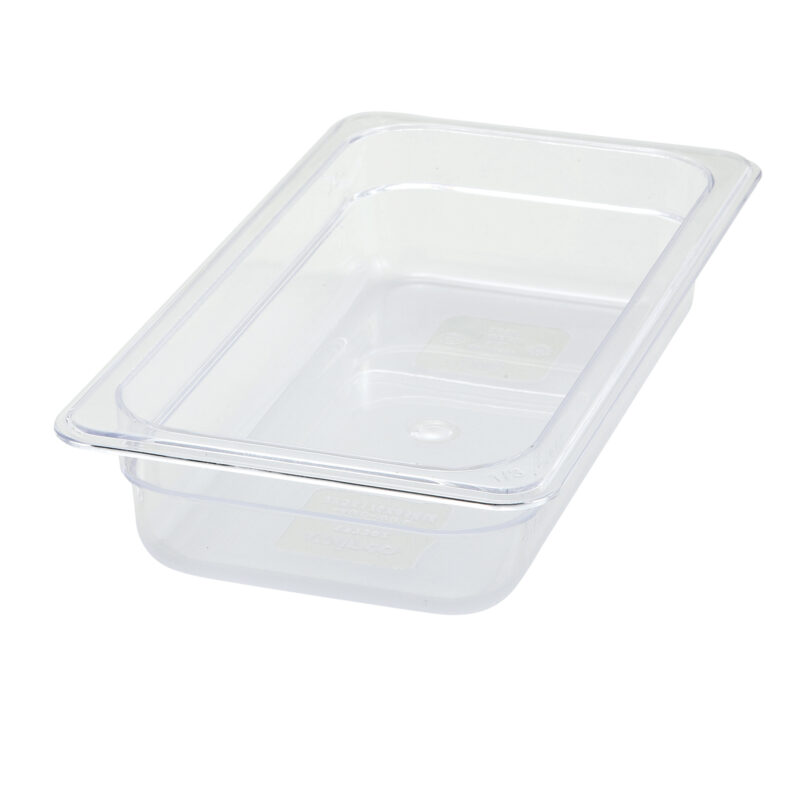 Winco SP7302 1/3 Size Polycarbonate Food Pan, 2.5" Deep
