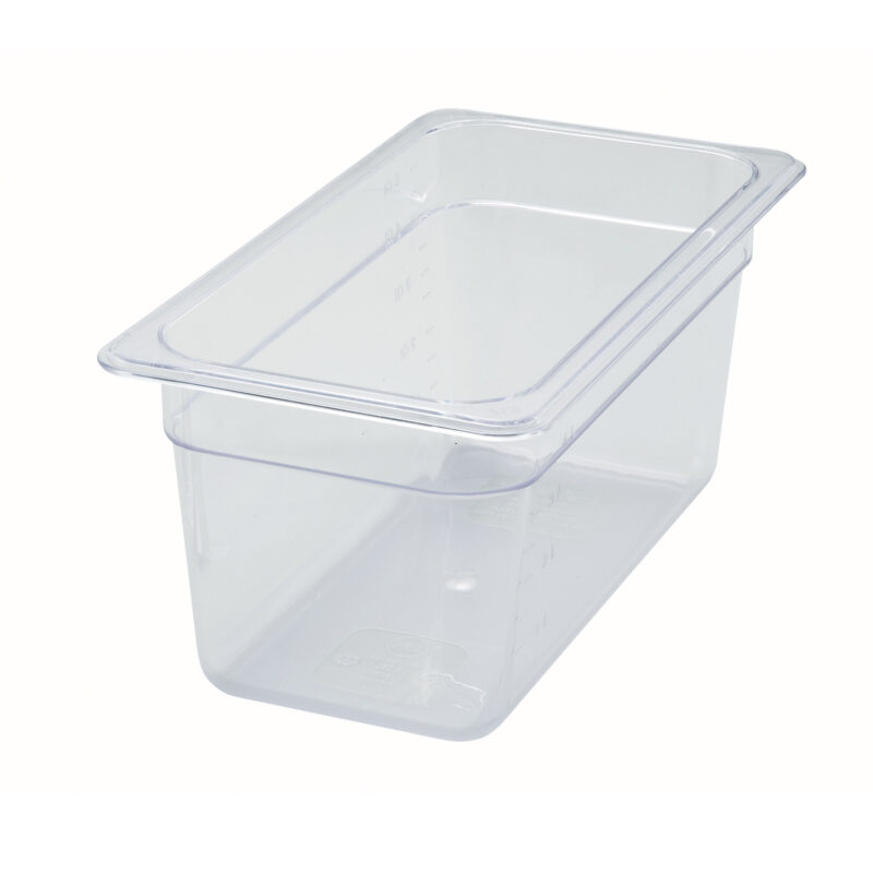 Winco SP7306 1/3 Size Polycarbonate Food Pan, 5-1/2" Deep